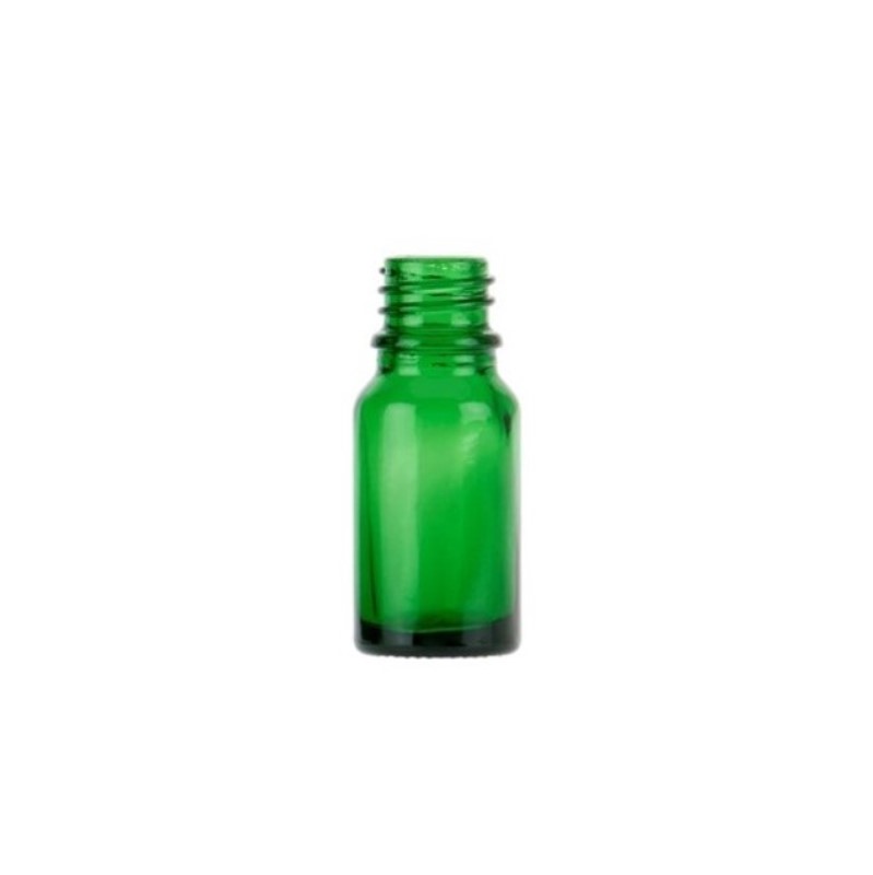 AU10G, 10ml, Green, Glass, GL18, Screw TE, Dropper Bottles
