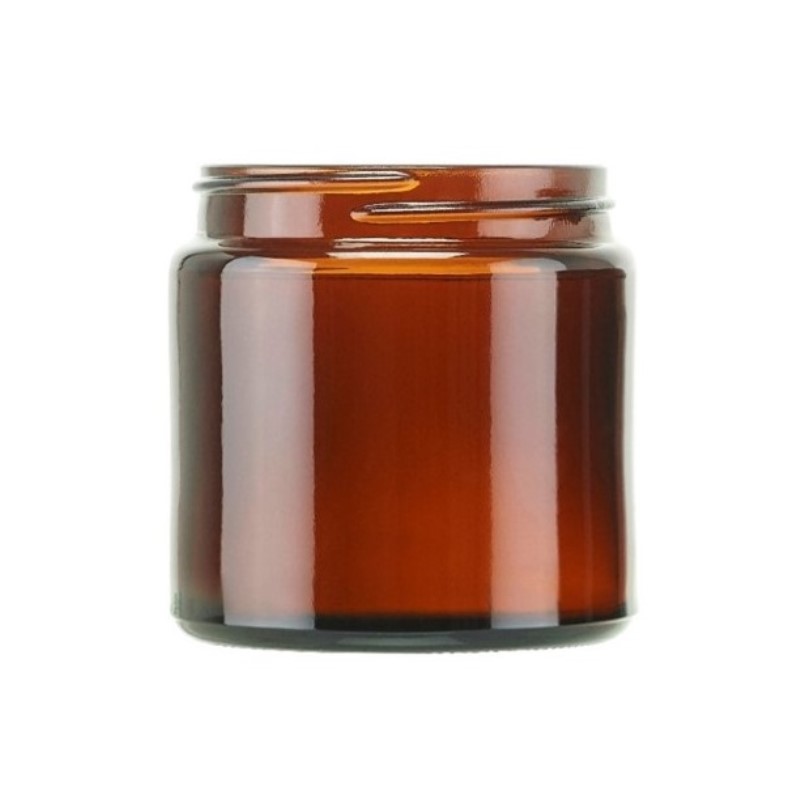 BOJ120A, 120ml, Amber, Glass, R3/58, Screw, Ointment Jars