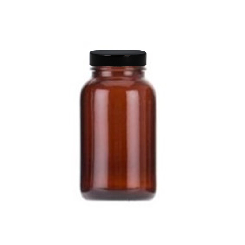 BPG250A, 250ml, Amber, Glass, R3/48, Screw, Powder Jars