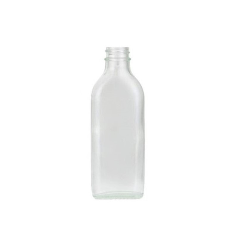 BSF100C, 100ml, Clear, Glass, R3/24, Screw, 14.5, Medical Oblong Bottles