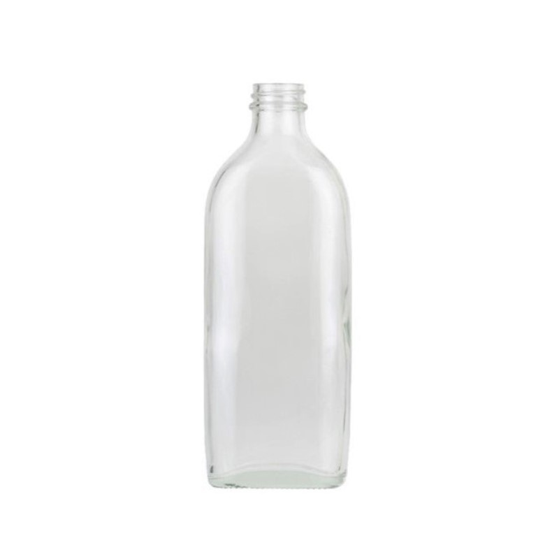 BSF300C, 300ml, Clear, Glass, R3/28, Screw, 18.6, Medical Oblong Bottles