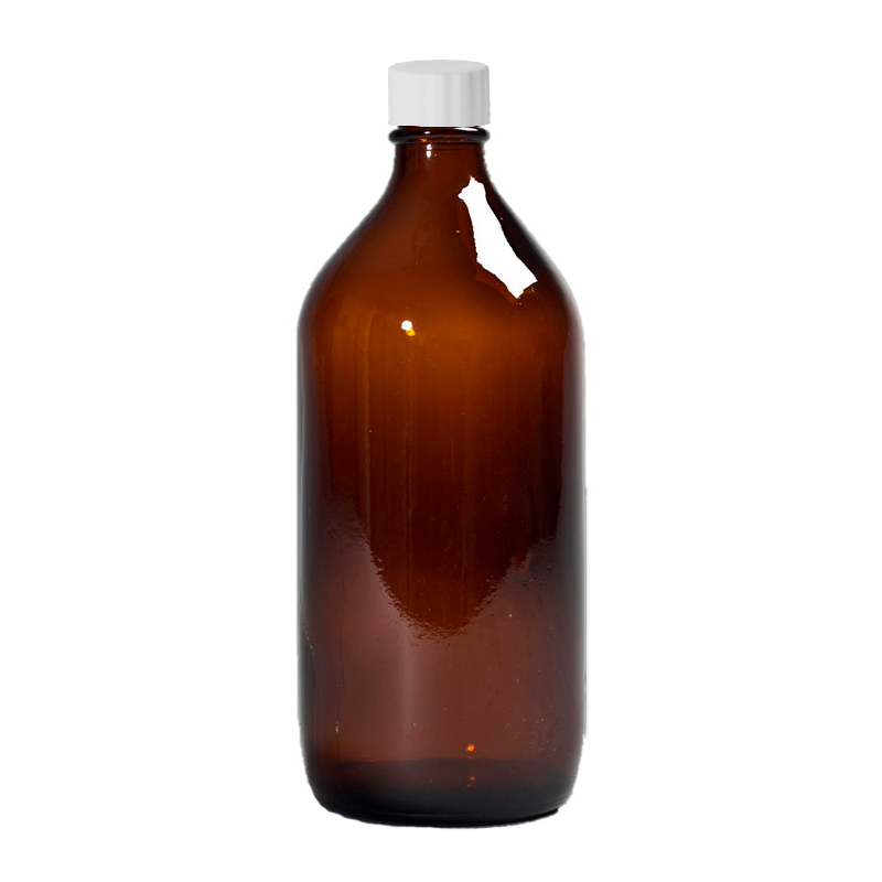 BWG1000A, 1L, Amber, Glass, R4/31, Screw, Winchester Bottles