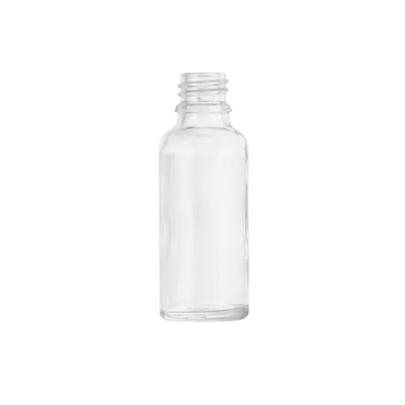 CE30.1C, 30ml, Clear, Glass, GL18, Screw TE, Dropper Bottles