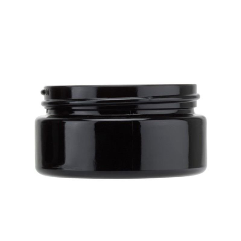 EB30SB, 30ml, Black, Glass, 50mm Special, Screw, Ointment Jars
