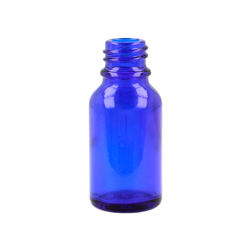 EC15B2, 15ml, Blue, Glass, GL18, Screw TE, Dropper Bottles
