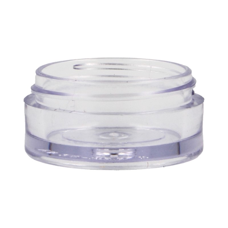HJC5C, 5ml, Clear, SAN, 29mm, Screw, Cosmetic Plastic Jars