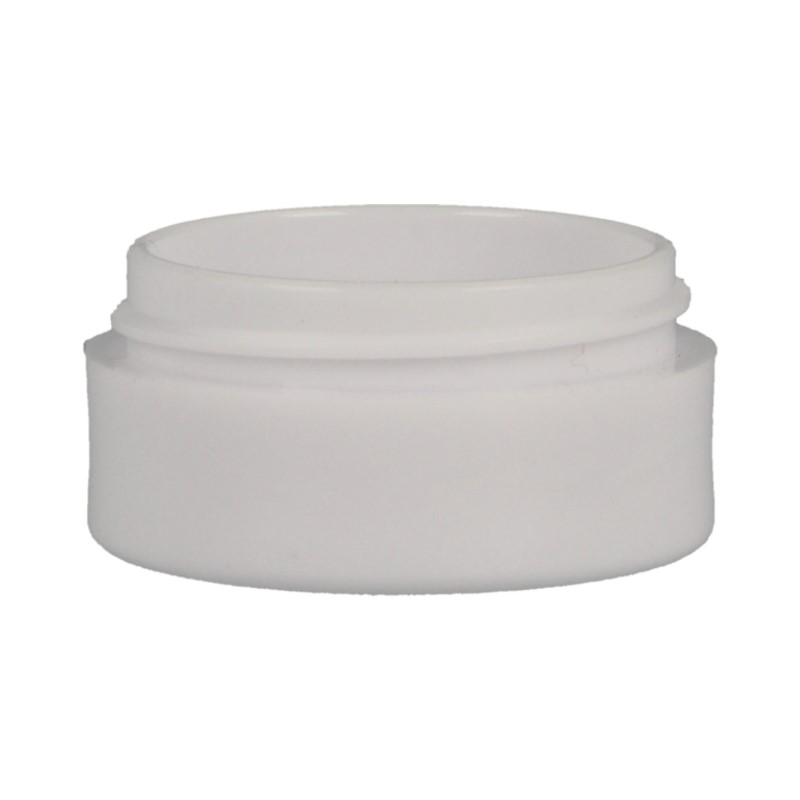 HJC5W, 5ml, White, SAN, 29mm, Screw, Cosmetic Plastic Jars
