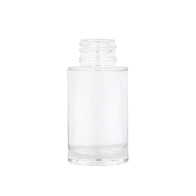 MCR15C, 15ml, Clear, Glass, 20/410, Screw, 10.3, Cosmetic Glass Bottles