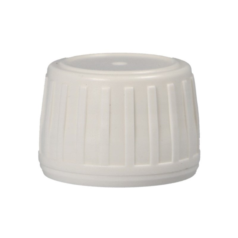 PP28TCBW, PP28, White, Ribbed, Mixed, Boreseal, Child Resistant / Tamper Evident Caps