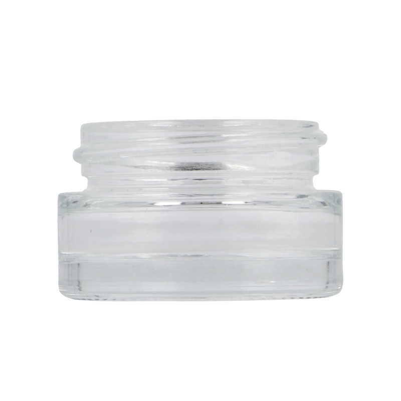 ROJ10C, 10ml, Clear, Glass, R3/38, Screw, Cosmetic Glass Jars