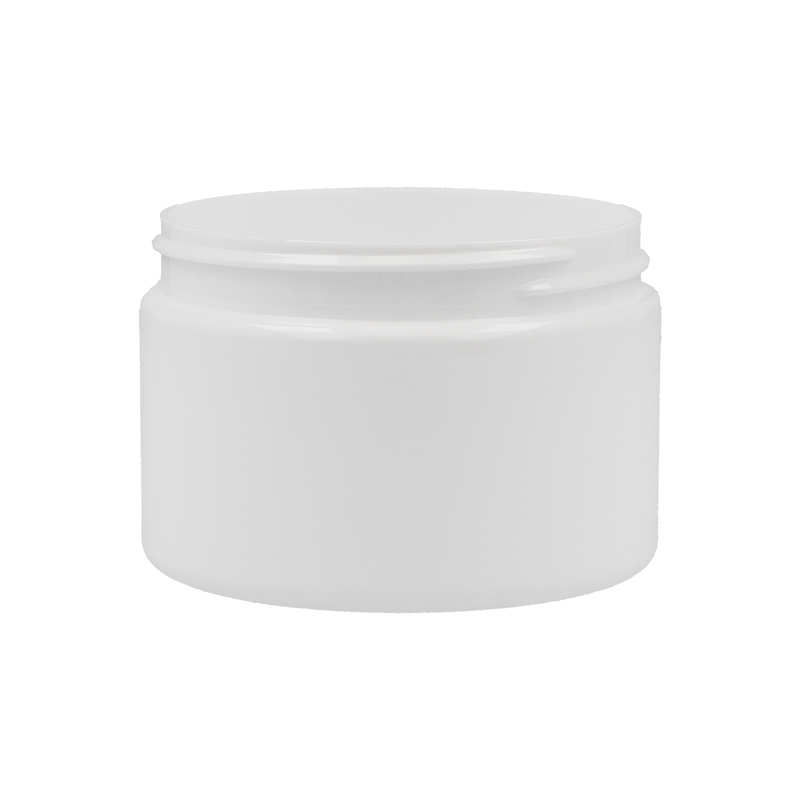 SSJ150WTG, 150ml, White, PET, R3/70, Screw, Cosmetic Plastic Jars
