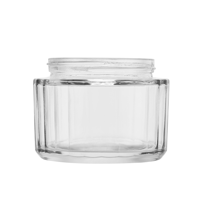 VICJ175C, 175ml, Clear, Glass, R3/70, Screw, Cosmetic Glass Jars